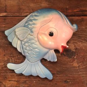 MID CENTURY MODERN CHALKWARE FISH